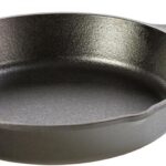 Lodge 10.25 Inch Pre Seasoned Cast Iron Skillet with Signature Teardrop Handle Ideal for Oven Stove Grill or Campfire Black